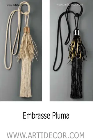 Embrasse Pluma (leverbaar in 2 kleuren)