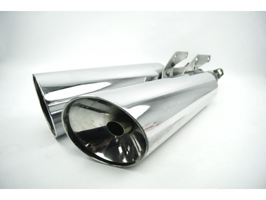 Used uitlaatset cal 1400 chroom