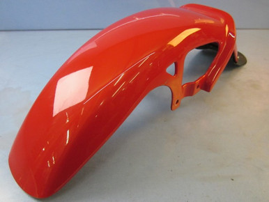 Used voorspatbord v75 rood