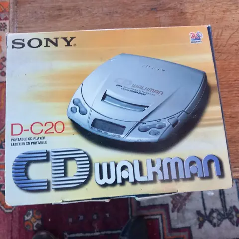 Sony, CD walkman, D - C20, nieuw &nbsp;compleet in doos