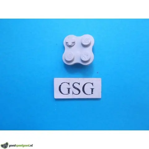 Plaat speciaal (K1) licht grijs nr. 16485