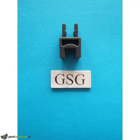 Scharnierkoppeling tussenstuk donker grijs nr. 16458