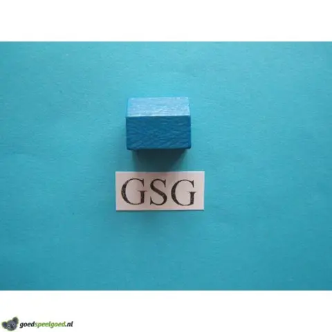 Dorp blauw (hout) nr. 60271