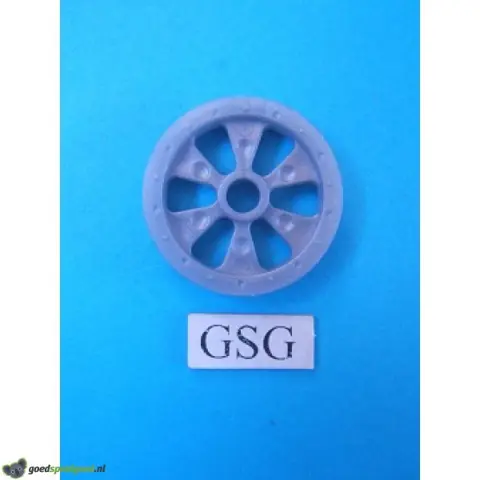 Wiel spaken 37 mm grijs nr. 16498