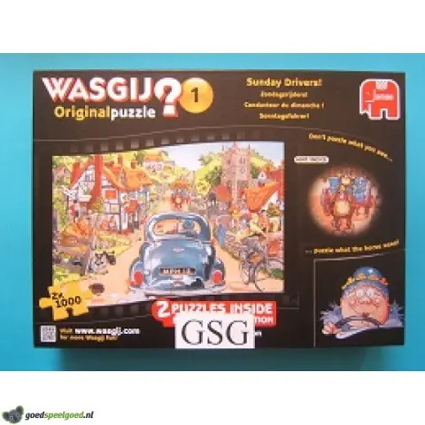 Wasgij 1 (zondagsrijders) 2x 1000 st nr. 81415-02