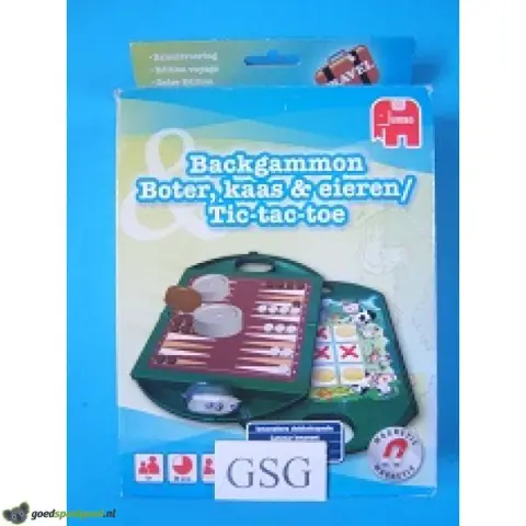 Backgammon, boter kaas en eieren nr. 12767-00