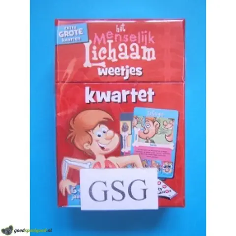 Het menselijk lichaam weetjes kwartet nr. 04450-01