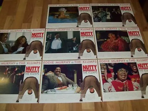 NUTTY PROFESSOR 2 : THE KLUMPS lobbycard set.