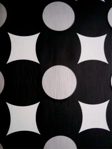 Retro wit zwart behang 01