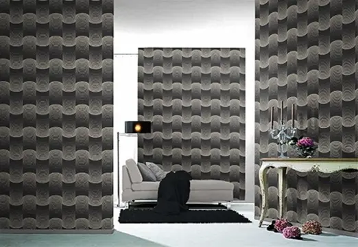 Retro bruin trendy behang 17