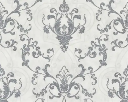 Grijs barok vlies mooie behang 73