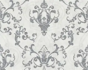 Grijs barok vlies mooie behang 73