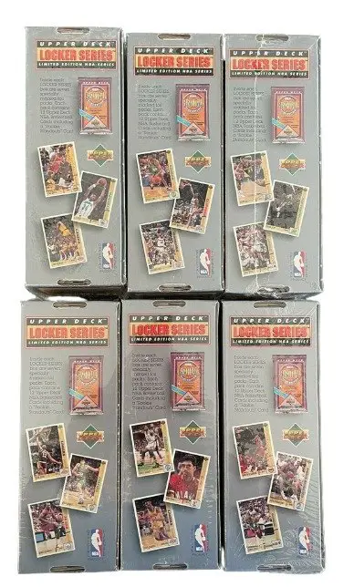 1991 Upper Deck Michael Jordan Locker Series - Lot of 6 sealed boxes - 504 Cards - Limited Edition NBA Series