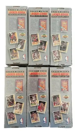 1991 Upper Deck Michael Jordan Locker Series - Lot of 6 sealed boxes - 504 Cards - Limited Edition NBA Series