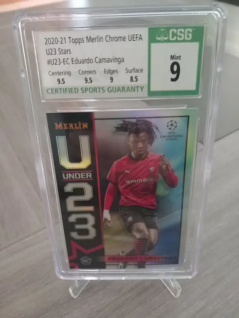 2020/21 Topps Merlin Chrome UEFA - Eduardo Camavinga - U23 Stars - CSG 9