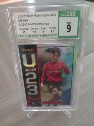 2020/21 Topps Merlin Chrome UEFA - Eduardo Camavinga - U23 Stars - CSG 9