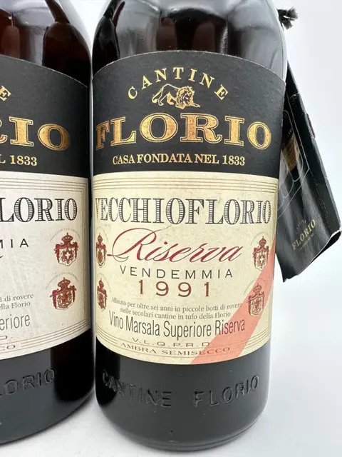 1991 x 2 Marsala VecchioFlorio Riserva& 1995 Marsala VecchioFlorio - Sicilië - 3 Fles (0,75 liter)