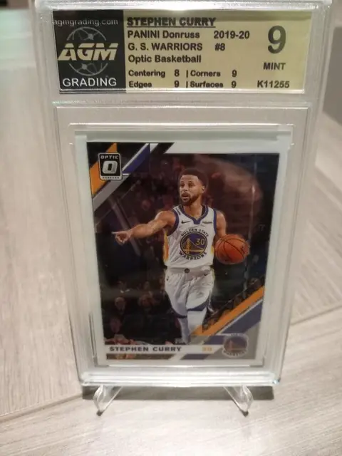 2019 Panini Donruss Optic - Stephen Curry #8 - AGM Grading 9