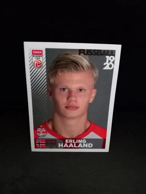 2019/20 Panini Fussball Bundesliga - Erling Haaland #32 - Rookie Sticker - 1st print run