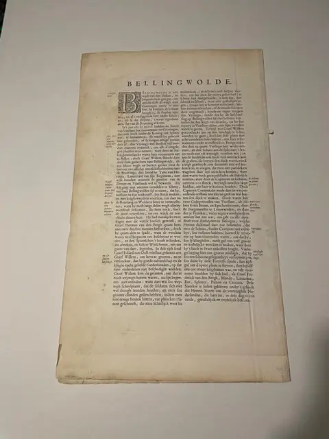Nederland, Bourtange & Bellingwolder schans (Groningen); Blaeu - 1621-1650