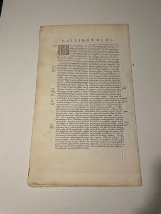 Nederland, Bourtange & Bellingwolder schans (Groningen); Blaeu - 1621-1650