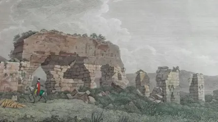 Turkije, Alexandrië Troas, Gymnasium at Alexandria troas; William Pars Ara - 1761-1780