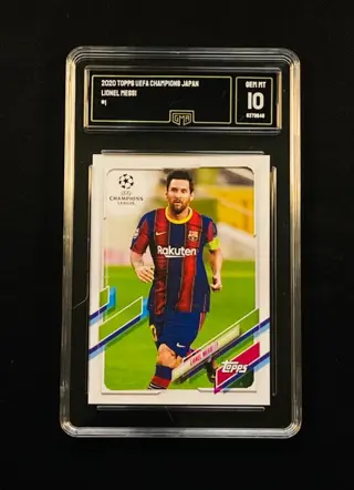 2020/21 TOPPS UEFA Japan - Lionel Messi- #1 - GMA 10