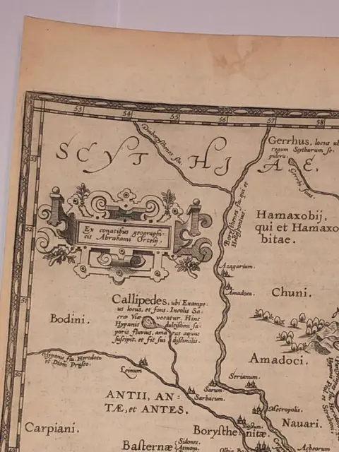 Oekraïne, Mer noire; Orthelius Abraham - Pontus Euxinus. Aequor Iasonio pulsatum remgie primum - 1581-1600