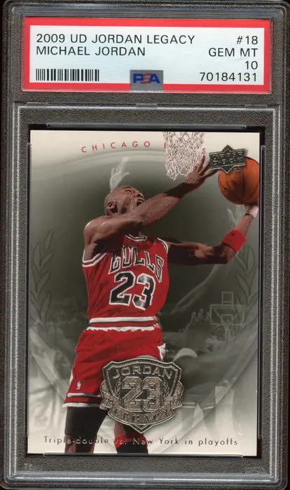 2009 Upper Deck Jordan Legacy - Michael Jordan #18 - PSA 10