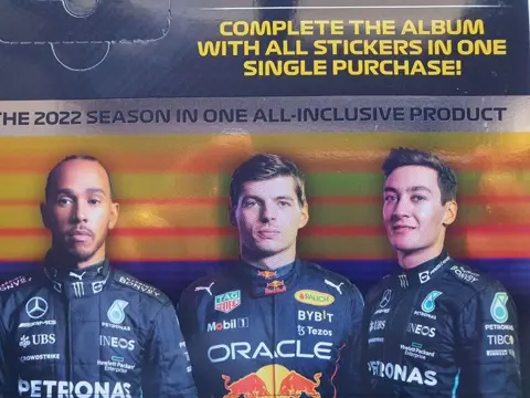 2022 Topps Formula 1 Sticker Collection - Leeg album + complete losse stickerset