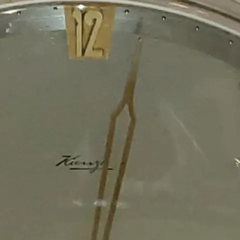Kienzle tafelklok, Art Deco. - Brons (verguld/verzilverd/gepatineerd/koud geschilderd) - Begin 20e eeuw