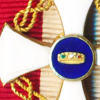 Italië - zeldzame variant Risorgimento 1848 1870 Italiaanse kroonorde 18k