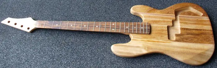 Bass Building Kit - P-Bass Style, body en hals - Elektrische basgitaar