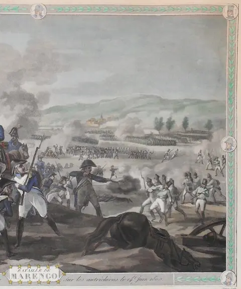 Italië, Battaglia di Marengo, Piemonte; Charon - Bataille de Marengo - 1821-1850