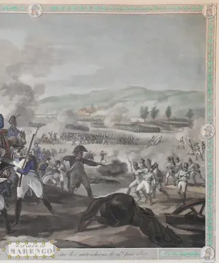 Italië, Battaglia di Marengo, Piemonte; Charon - Bataille de Marengo - 1821-1850