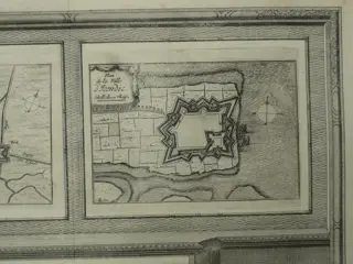 Nederland, Sas van Gent, IJzendijke, Axel; Pieter Vander Aa - Zeeland, Plan de Sas de Gand / d'Isendic / d'Axel - 1721-1750