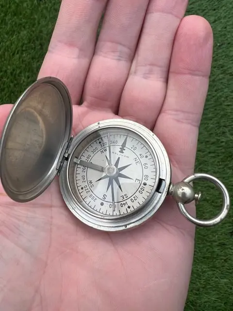 Verenigde Staten van Amerika - Rare WW2 USAAF Airforce Waltham ESCAPE / Survival Compass - working condition - 1941
