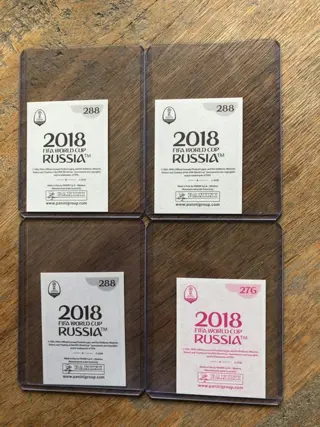 2010 to 2020 Panini, TOPPS Lionel Messi - Lot of 35 stickers/cards