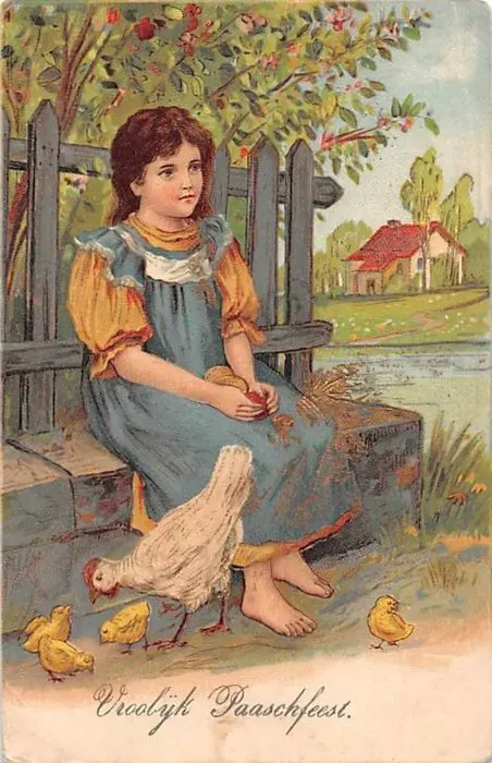 Met 'goud' ingelegd/belegd (fraaie kaarten) - Ansichtkaarten (40) - 1910