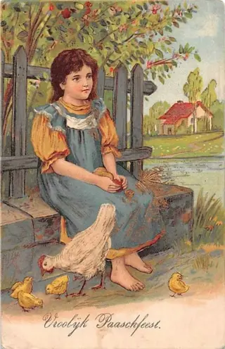 Met 'goud' ingelegd/belegd (fraaie kaarten) - Ansichtkaarten (40) - 1910