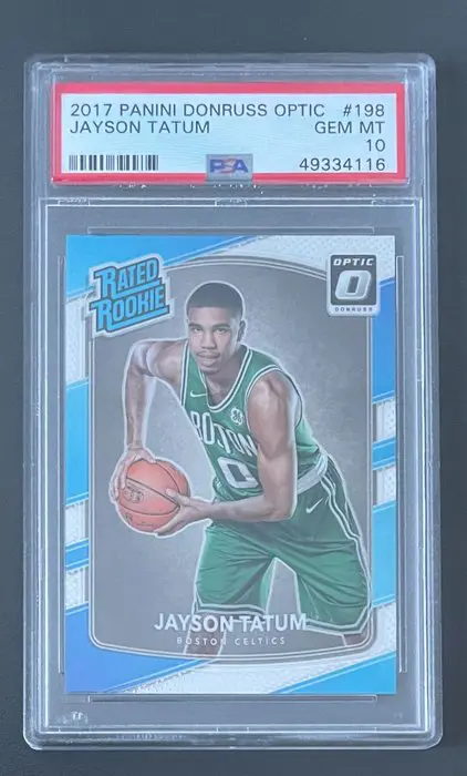 2017 Panini Donruss Optic - Jayson Tatum #198 - Rookie Card - PSA 10