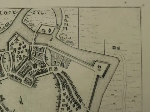 Nederland, Blokzijl; Frederik de Wit - Block-Zyl - Ca. 1698