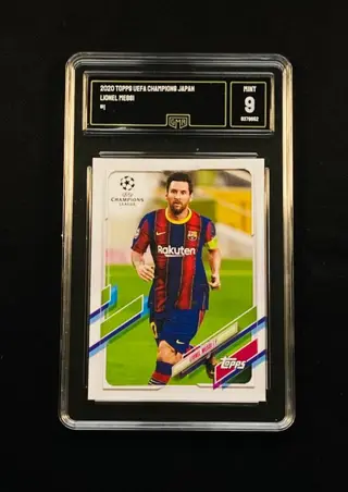 2020/21 TOPPS UEFA Japan - Lionel Messi- #1 - GMA 9