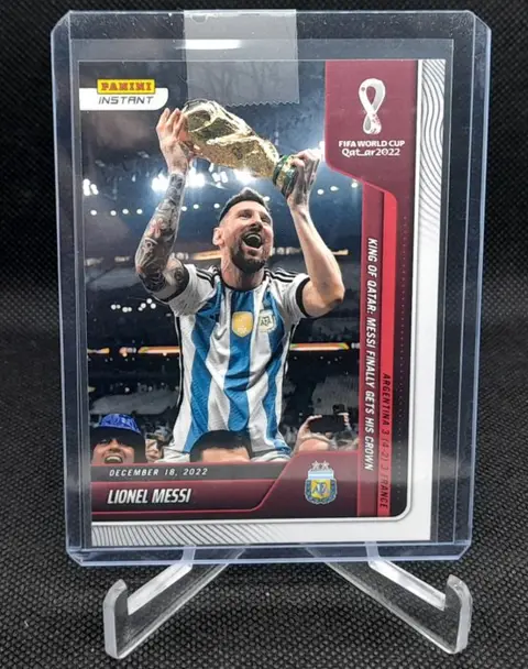2022 Panini Instant World Cup - #118 Lionel Messi - World Cup Winner - Limited Printed Out
