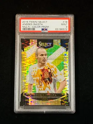 2016/17 Panini Select - Sergio Ramos - Veelkleurige Prizm #38 - PSA 9