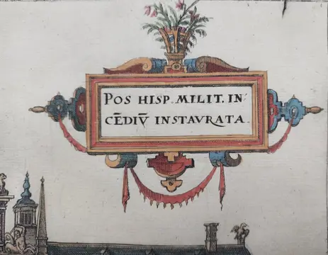België, Antwerpen, Stadhuis; Lodovico Guicciardini - Domus Senatoria Antwerpiensis - 1612