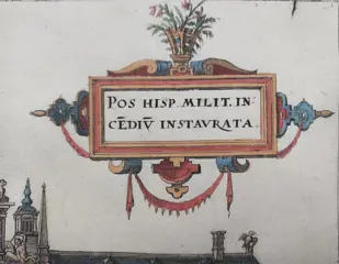 België, Antwerpen, Stadhuis; Lodovico Guicciardini - Domus Senatoria Antwerpiensis - 1612