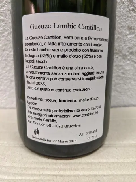 Cantillon - Saint Lamvinus 2020 & Gueuze 2016-2020 - 75cl - 3 flessen