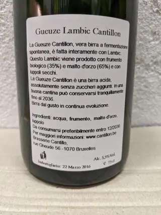 Cantillon - Saint Lamvinus 2020 & Gueuze 2016-2020 - 75cl - 3 flessen