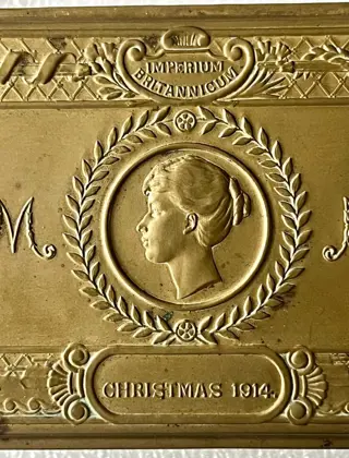 Groot Brittannië - Princess Mary (GB) gift fund box / tabaksdoos aan militairen aan het front, kerstmis 1914 - 1914